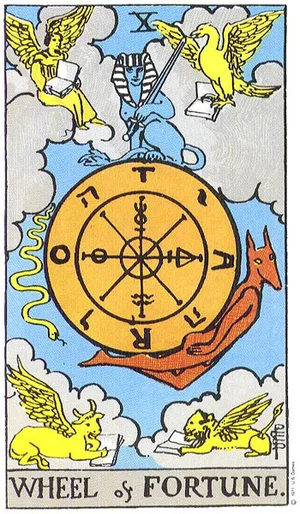 Wheel of Fortune tarot card